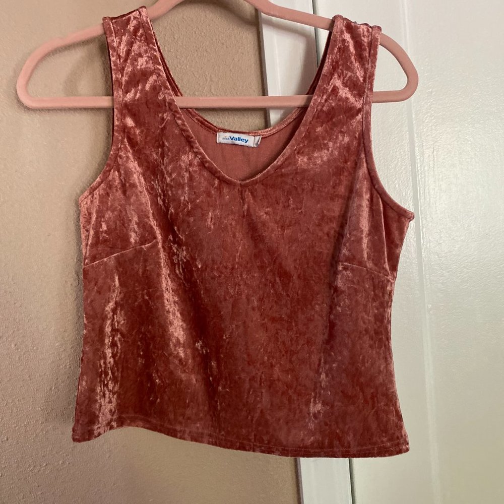 velvet tank top